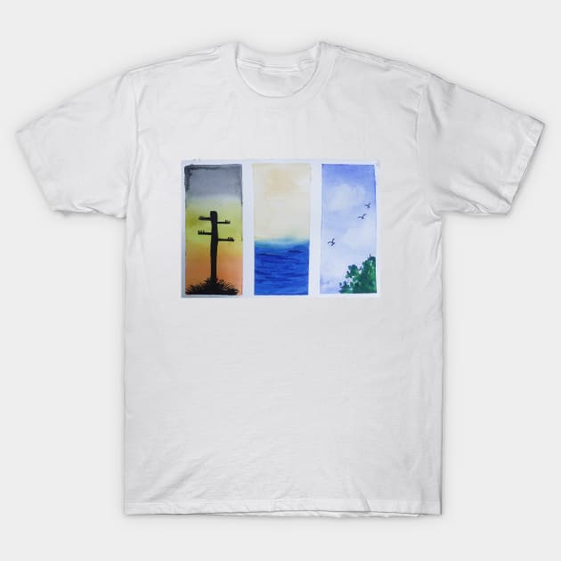 hand drawn paintings T-Shirt by brought2life